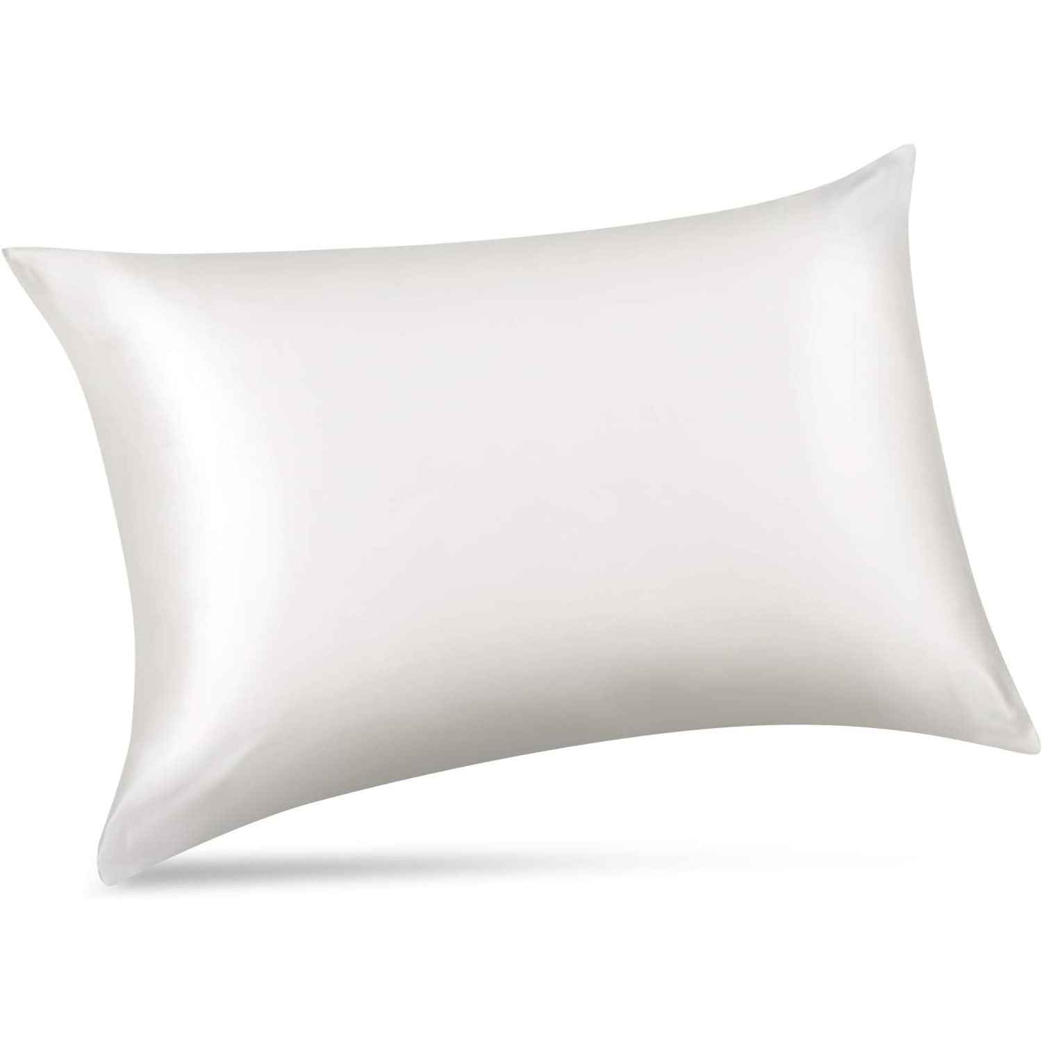 Ivory 19 Momme Silk Pillowcase, Queen