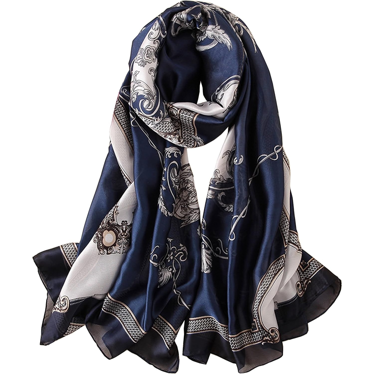 Long Lightweight Mulberry Silk Scarf