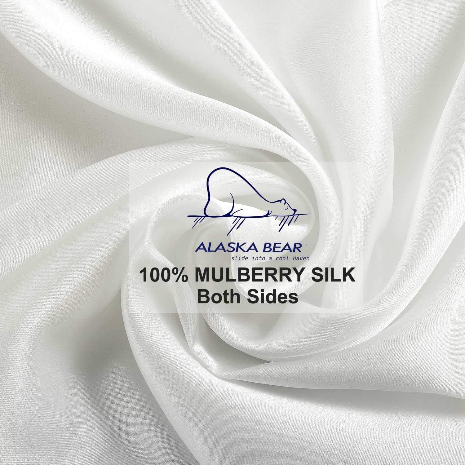 Ivory 19 Momme Silk Pillowcase, Queen: image 4