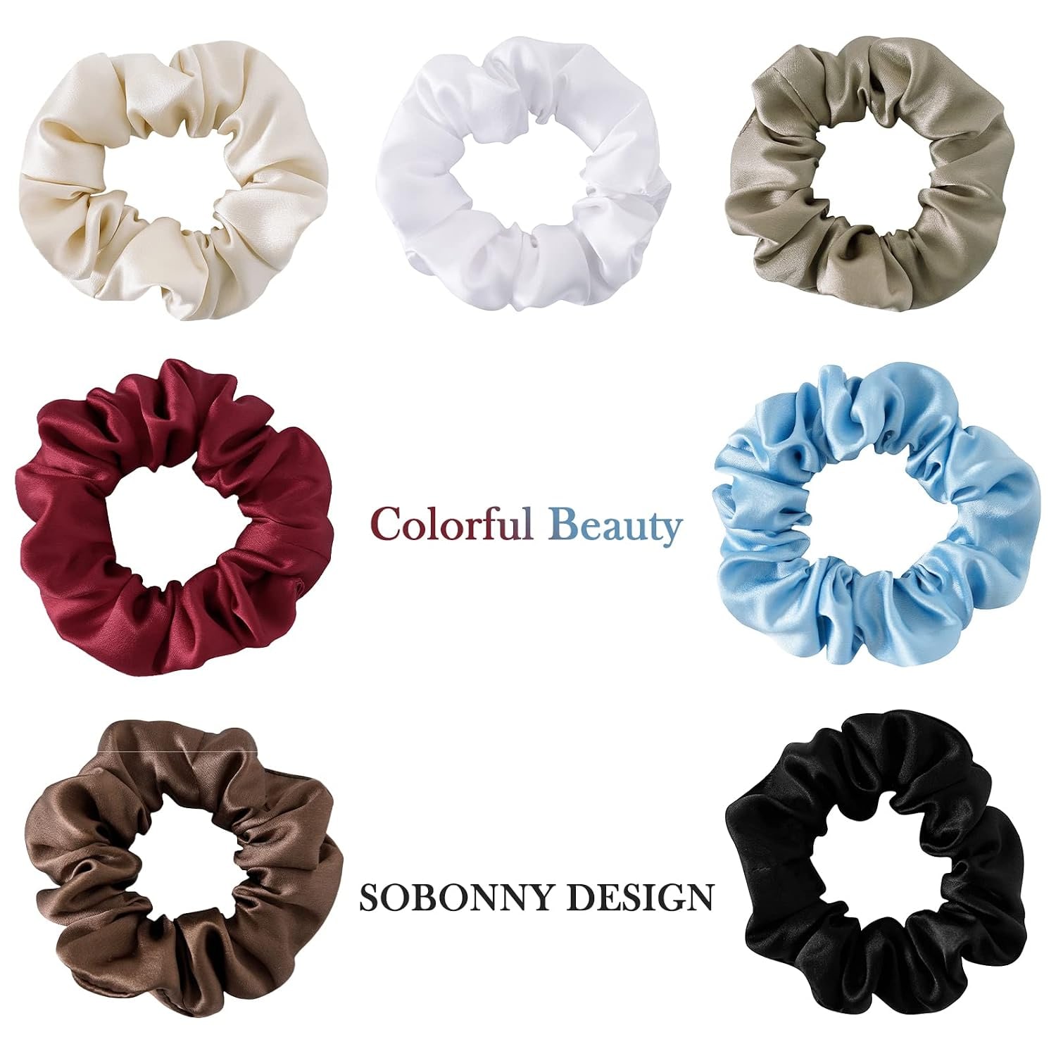 Wine Red Mulberry Silk Scrunchie: image 7